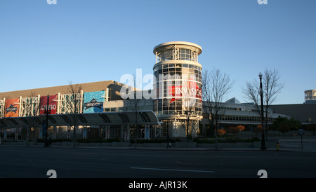 Centre de conférences du Palais de Sel Salt Lake City Utah à l'aube, octobre 2007 Banque D'Images