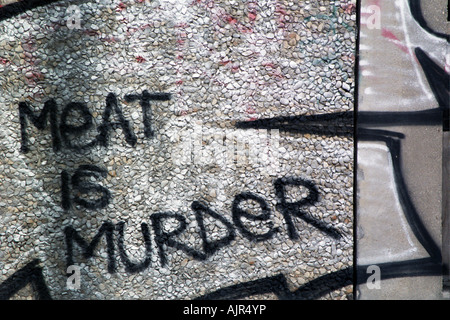 Meat is murder 2 Banque D'Images