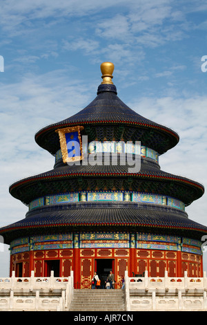 De bonnes récoltes salle de prière au Temple du Ciel Beijing Chine Banque D'Images