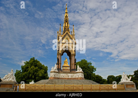 Albert Memorial dans Hyde Park Londres Banque D'Images