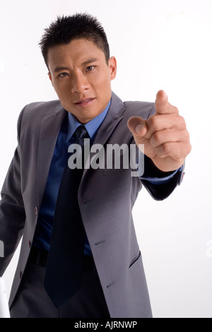 Businessman, portrait, close-up Banque D'Images