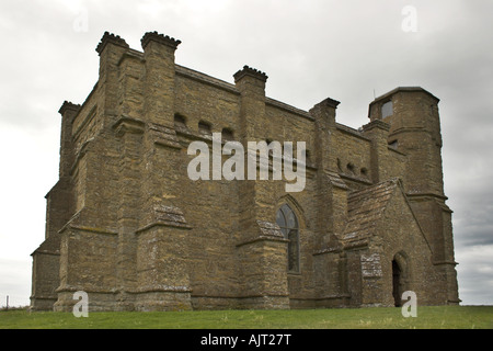 Chapelle de Sainte Catherine est sur Chapel Hill - Abbotsbury, Dorset. Banque D'Images