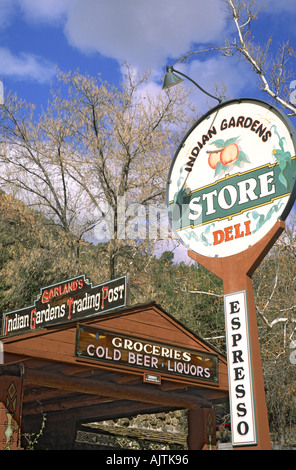 Store Se connecter Oak Creek Canyon, Sedona, Arizona, USA Banque D'Images