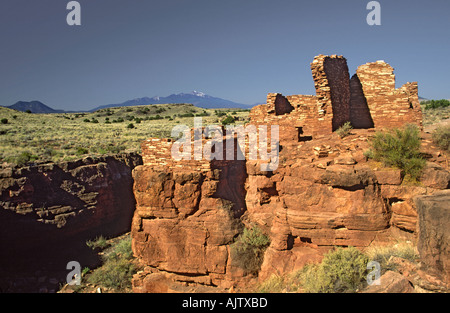 Lomaki Pueblo, Wupatki National Monument, Arizona, USA Banque D'Images