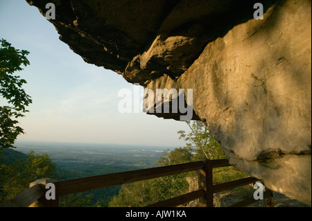 John s'escarpement bluffs Thatcher State Park view de Hudson Valley Comté d'Albany New York Banque D'Images