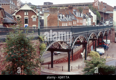 Le pont de fer, Devon Banque D'Images