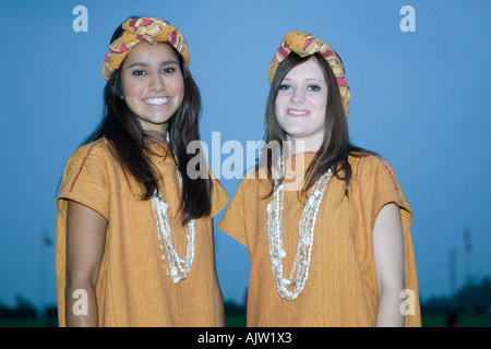 Les jeunes acteurs de la colline Cumorah Église mormone Pageant Palmyre New York Banque D'Images