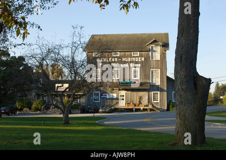 Nickless Hubinger moulin à farine et stocker en Frankenmuth Michigan USA Banque D'Images