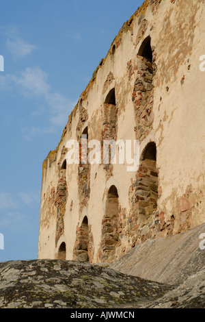Ruines du château du 16ème siècle près de Brahehus Gränna, Sweden Banque D'Images