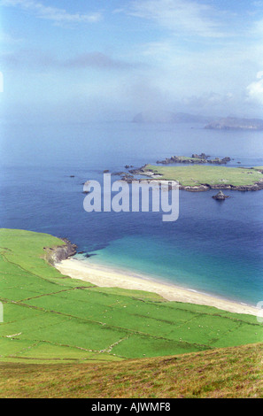 Une vue spectaculaire de la Grande Île Blasket au large de la côte atlantique dans le sud-ouest de Kerry Irlande Banque D'Images