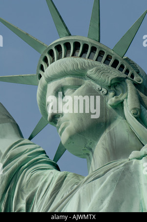 Le Statut de la liberté, New York, USA Port Banque D'Images