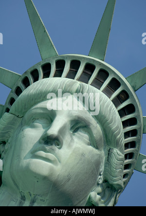 Le Statut de la liberté, New York, USA Port Banque D'Images