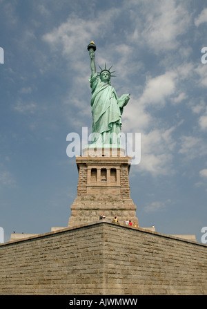 Le Statut de la liberté, New York, USA Port Banque D'Images