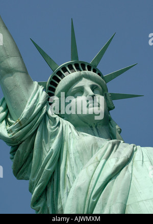 Le Statut de la liberté, New York, USA Port Banque D'Images