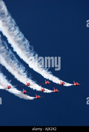Des flèches rouges RAF display team Banque D'Images