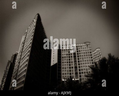 L'architecture contemporaine à la Cité des Arts et des Sciences. Valence. Espagne Banque D'Images