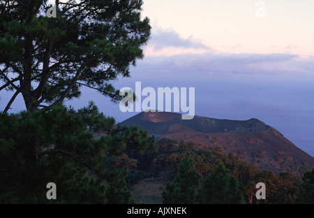 Voir à le volcan San Antonio de Los Canarios Fuencaliente de La Palma Canaries Espagne Banque D'Images