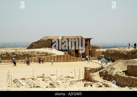 Zoser complexe, Saqqara, Egypte Banque D'Images