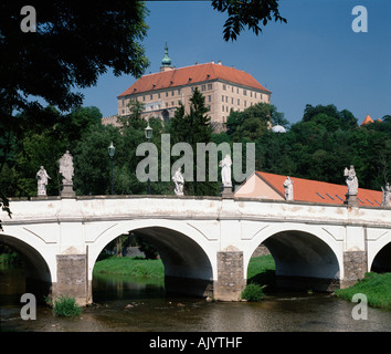 Château / Namest nad Oslavou Banque D'Images