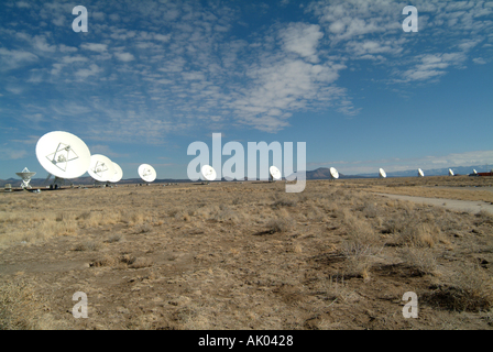 Very Large Array radio télescopes Nouveau Mexique États-Unis Amérique du Nord Etats-unis Banque D'Images