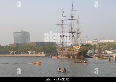 Amsterdam Pays-Bas de Amsterdam à Nederlands Scheepvaart maritime museum Banque D'Images