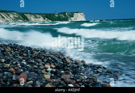 Craie Côte / Kreidefelsenkueste / Ruegen Banque D'Images