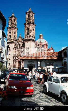 / L'église Iglesia de Santa Prisca / Kirche Banque D'Images