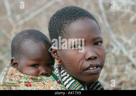 Toposas enfants / Nyanyagachor Banque D'Images