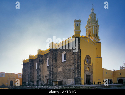 Eglise de San Gabriel Ex Convento de San Gabriel Cholula Mexique Banque D'Images