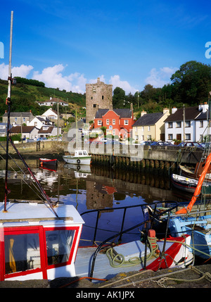 Co Wexford, Ballyhack Harbour, et 15 C. Château, Irlande Banque D'Images