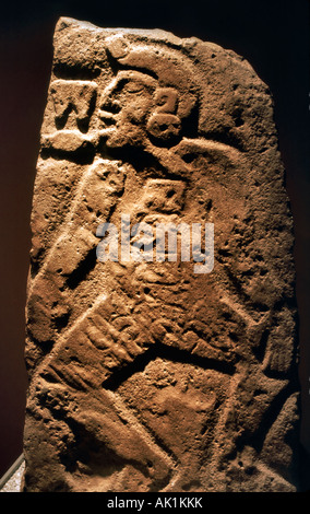 Danzante de Monte Alban au Musée national d'anthropologie de Mexico Banque D'Images