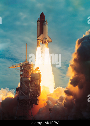 Espace et astronomie, la navette spatiale, lancement, Banque D'Images