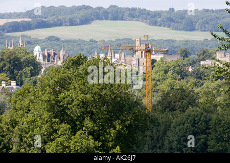 Vue de la ville d'Oxford de Oxford Parcs Du Sud Banque D'Images