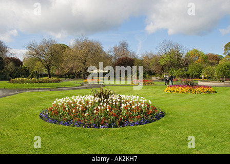 Irlande Dublin St Stephen's Green garden Banque D'Images