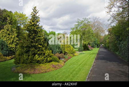 Irlande Dublin Merrion Square Garden Banque D'Images