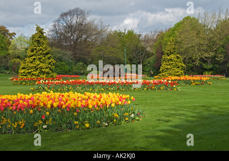 Irlande Dublin Merrion Square Garden Banque D'Images