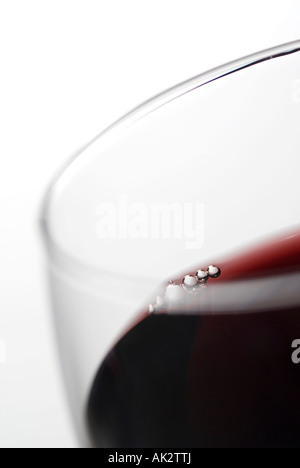 Verre de vin rouge Banque D'Images