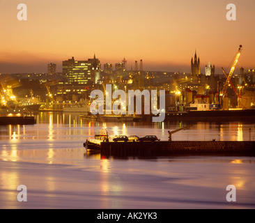 Le port d'Aberdeen, Aberdeen, Écosse, Royaume-Uni Banque D'Images