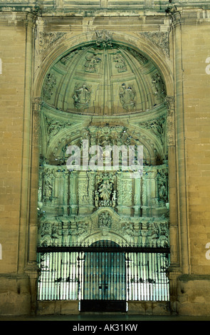 Saint Mary 'La Redonda (15e siècle). Logroño. La Rioja. Espagne Banque D'Images