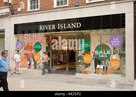 River Island shop à Worcester Banque D'Images