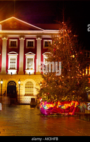 L'affichage lumineux de Noël à St Helen s Square York UK Banque D'Images