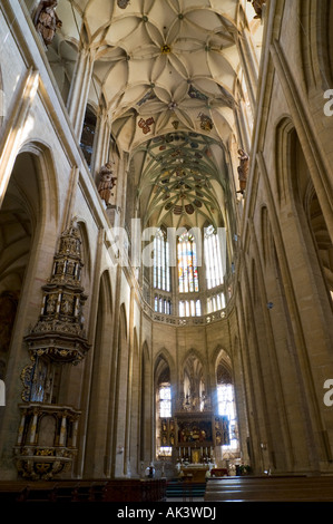 Cathédrale St Barbara à Kutná Hora République Tchèque Banque D'Images