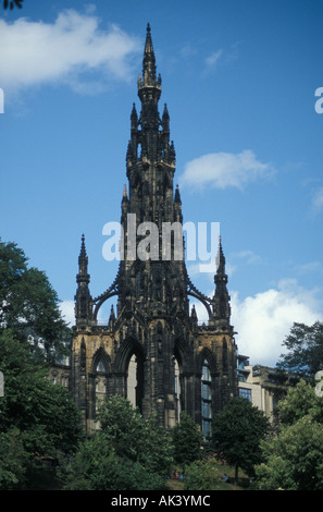 Scott Monument Édimbourg Banque D'Images