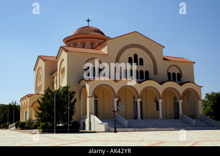 Kefalonia. Le monastère de Agios Gerasimos omala valley. île Ionienne grecque. L'Europe. Banque D'Images