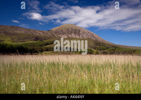 Avis de Beinn Na Caillich de l'Ile de Skye Elgol road Banque D'Images