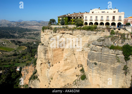 Ronda Andalousie Espagne Parador National Banque D'Images