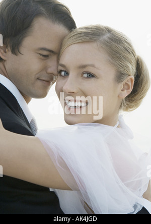 Mariée et le marié, portrait Banque D'Images