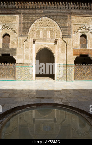Fes Fes Marrakech Marrakech Medersa Bou Inania Banque D'Images