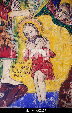 La Californie, San Francisco, icône de Jean le Baptiste Ethiopian ,St Gregory Nyssen Episcopal Church Banque D'Images