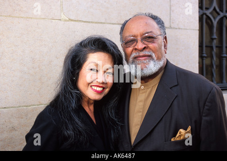 La Californie, San Francisco, Glide Memorial Methodist Church, Rev Cecil Williams et Janice Mirikitani Banque D'Images